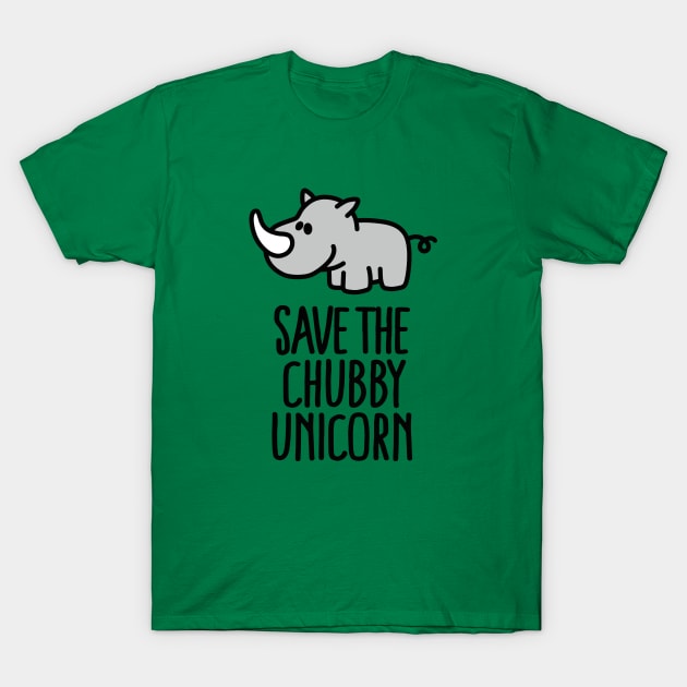 Save the chubby unicorn T-Shirt by LaundryFactory